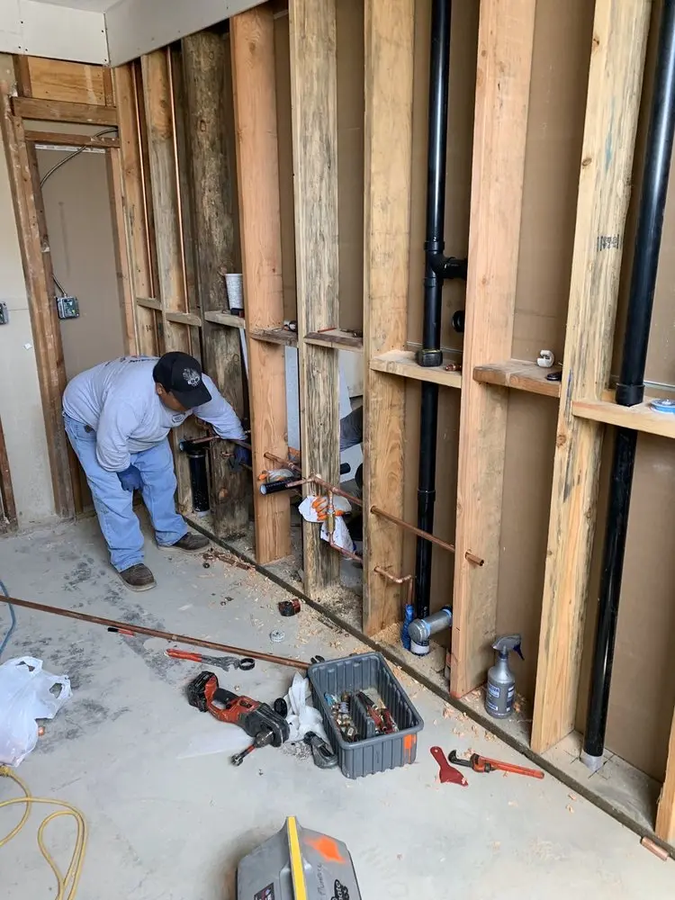 Commercial rough-in plumbing for Gas Line Repair in Saddle Brook